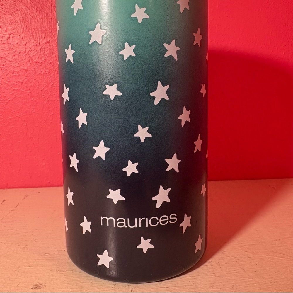 Maurices Teal and Black Star Tumbler